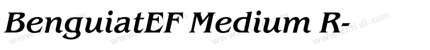 BenguiatEF Medium R字体转换